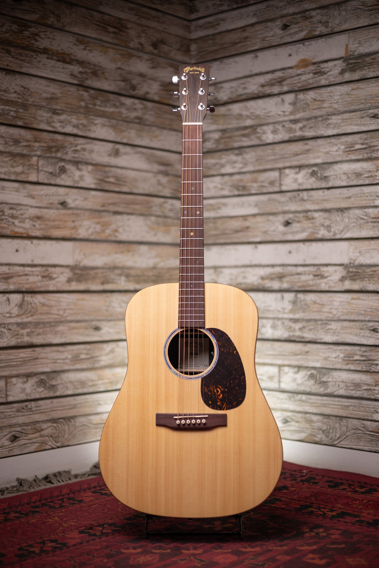 Martin D-X2E Dreadnought Acoustic/Electric Guitar - Brazilian Rosewood HPL