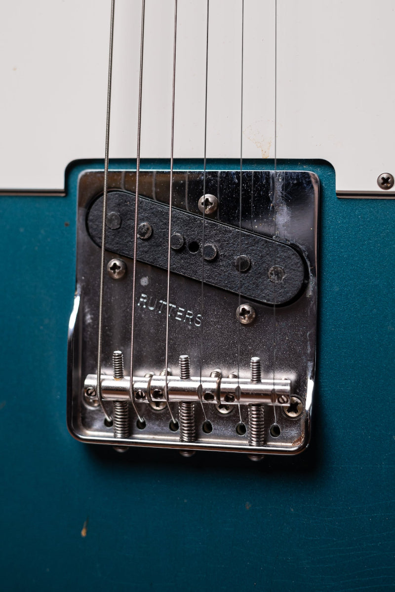 2018 Fender Custom Shop Wildwood 10 1955 Telecaster Relic Electric Guitar - Faded Ocean Turquoise