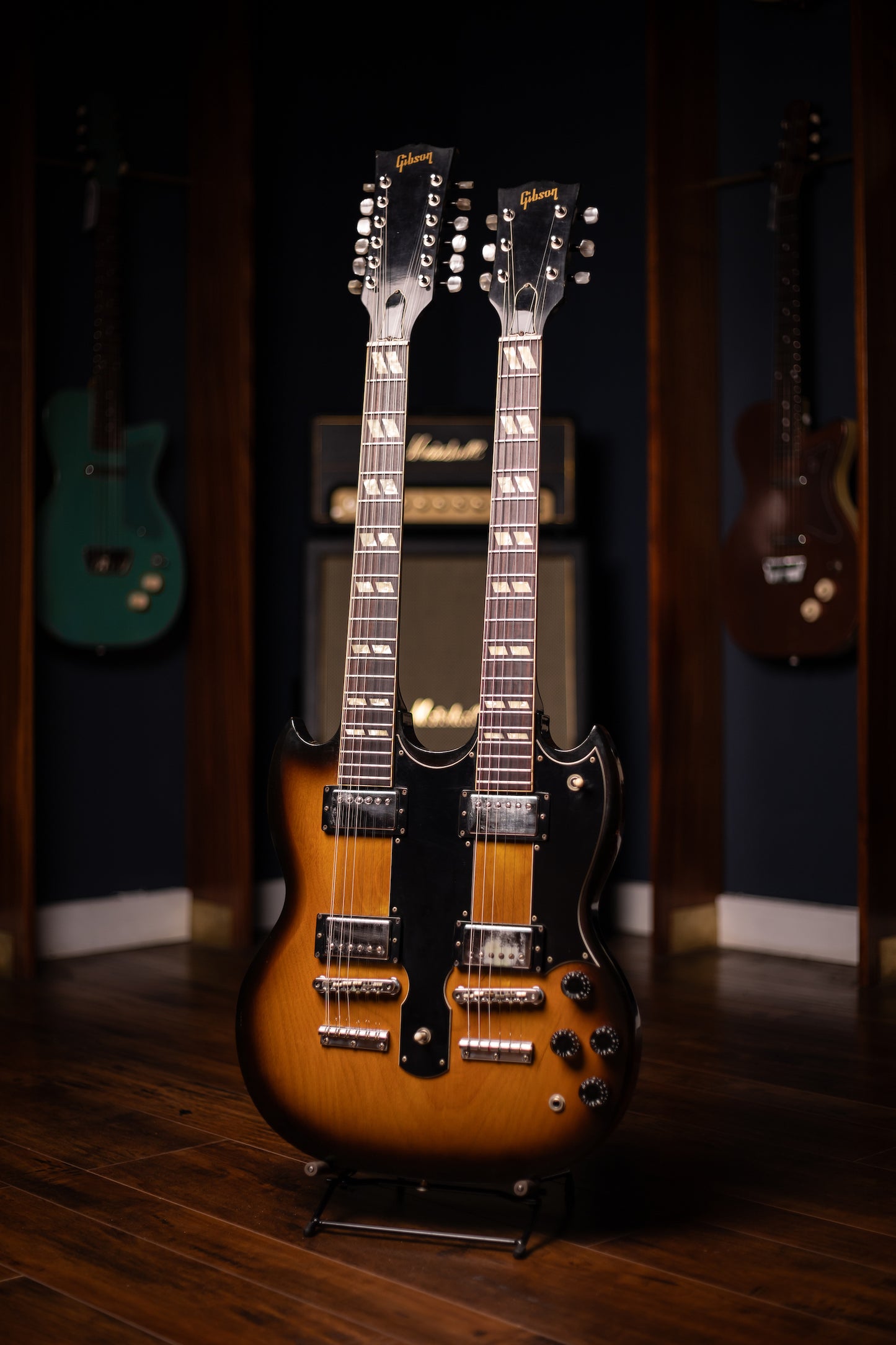 1978 Gibson EDS1275 Doubleneck Electric Guitar - Tobacco  Sunburst