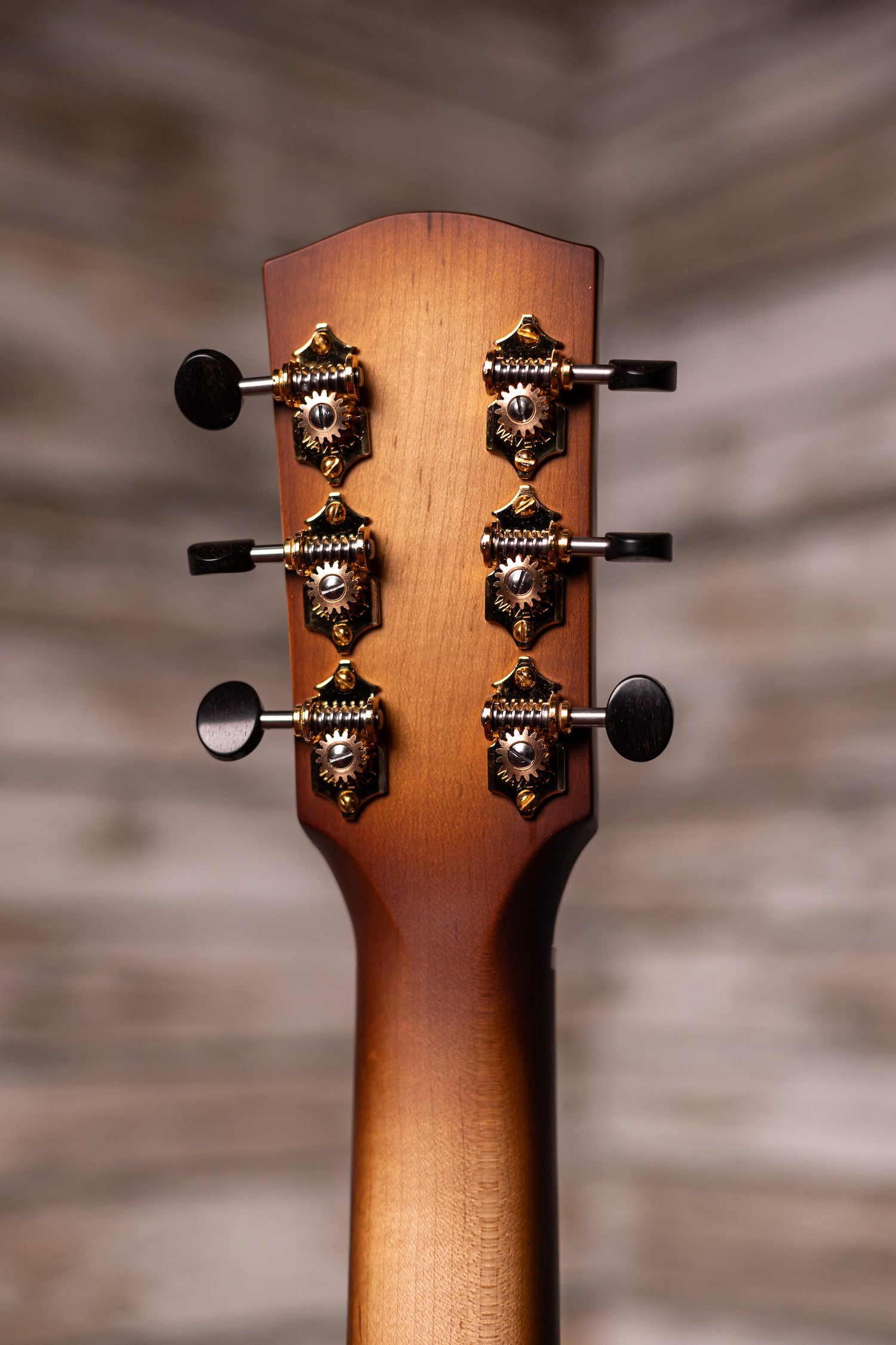 Bedell Revolution Orchestra Acoustic Guitar - Tanned Leather Burst