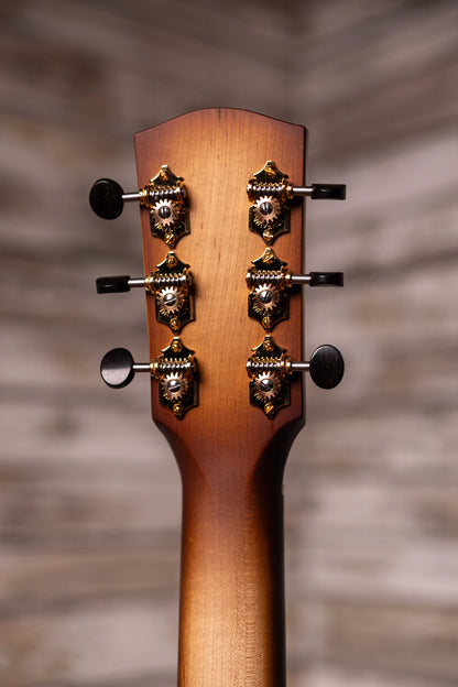 Bedell Revolution Orchestra Acoustic Guitar - Tanned Leather Burst