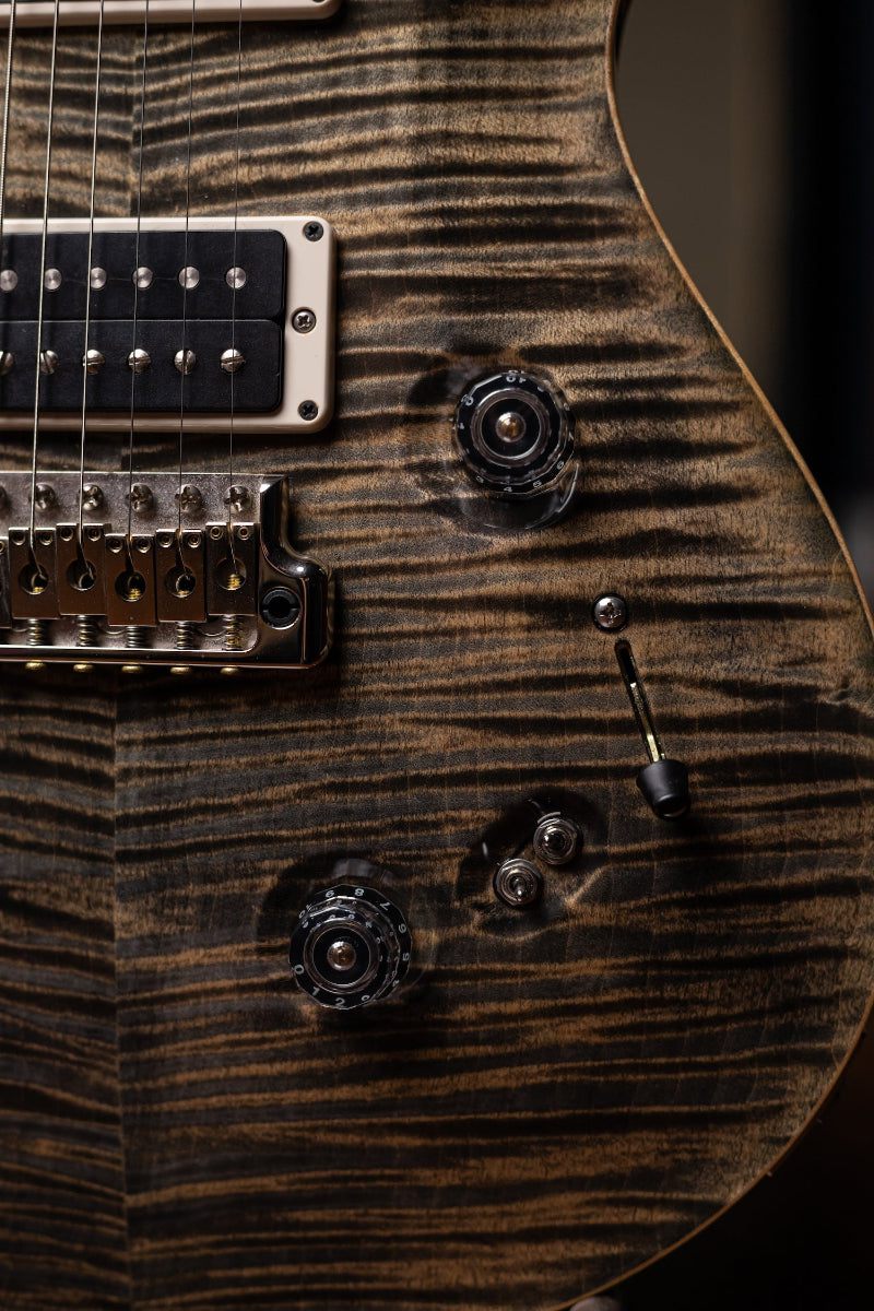 2016 PRS Custom 24 / 08 PRS Experience Limited Edition 10 Top Electric Guitar - Charcoal
