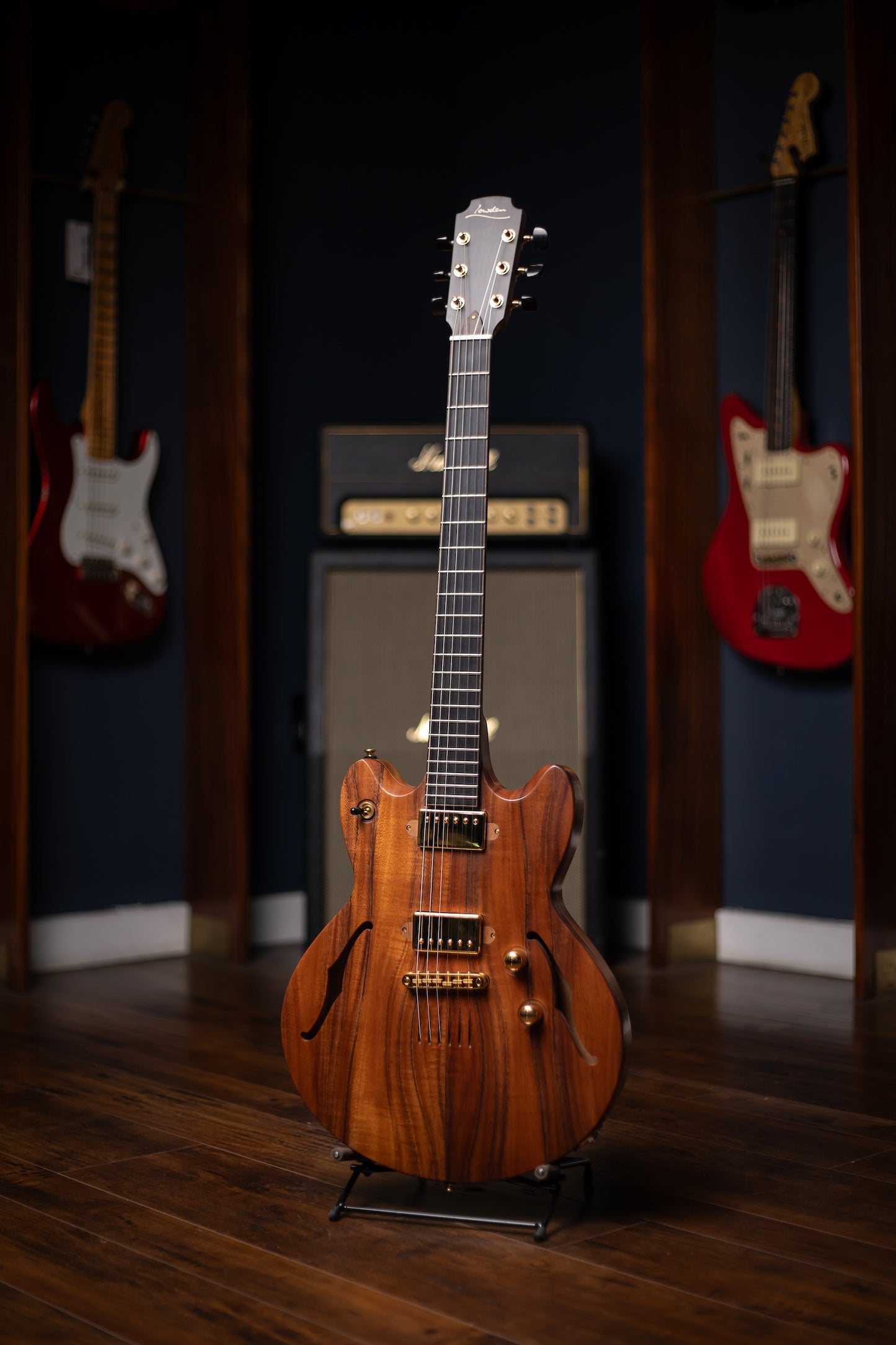 2025 Lowden GL-J Flammed Koa Electric Guitar - Natural