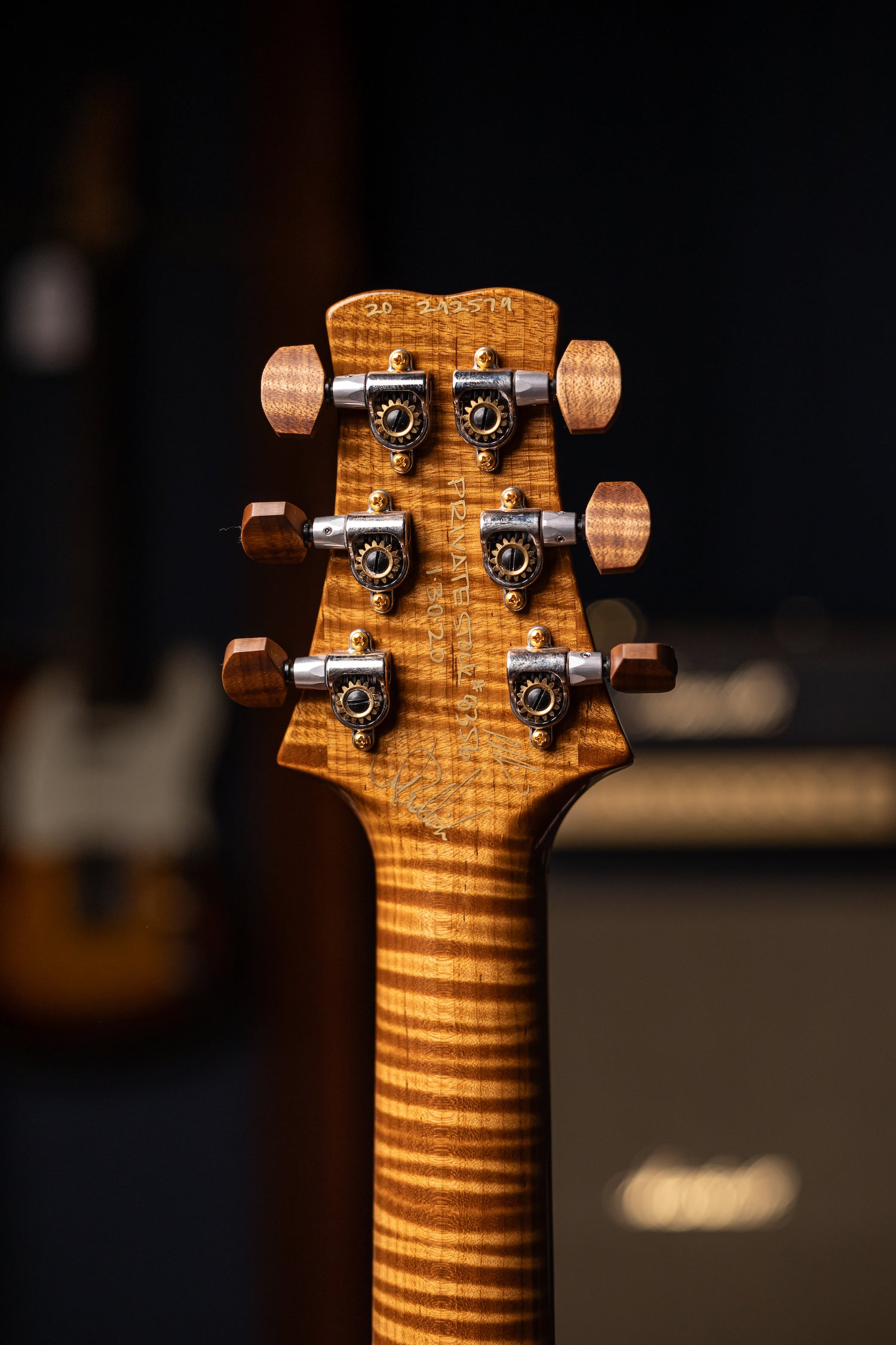 2019 Paul Reed Smith Private Stock #8356 Santana Retro Electric Guitar - Natural