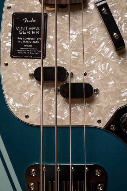 Fender Vintera® II '70s Competition Mustang® Electric Bass - Competition Burgundy