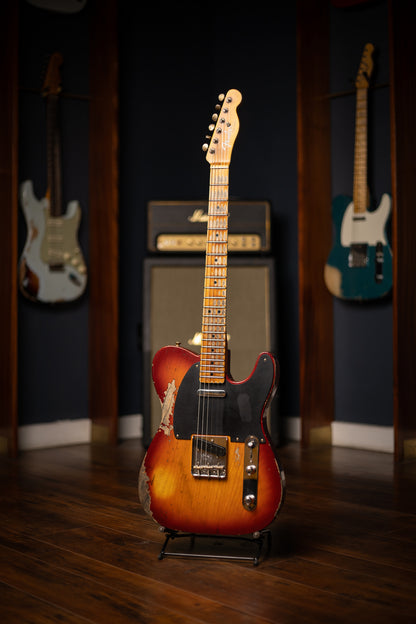 Fender Custom Shop 1952 Telecaster Super Heavy Relic Electric Guitar - Aged Cherry Sunburst