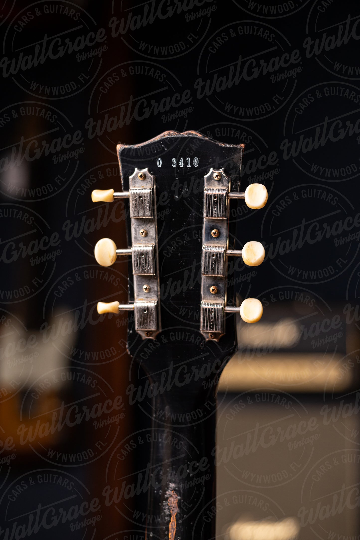 Gibson Custom Shop 1960 Les Paul Junior Double Cut Reissue Murphy Lab Ultra Heavy Aged Electric Guitar - Ebony