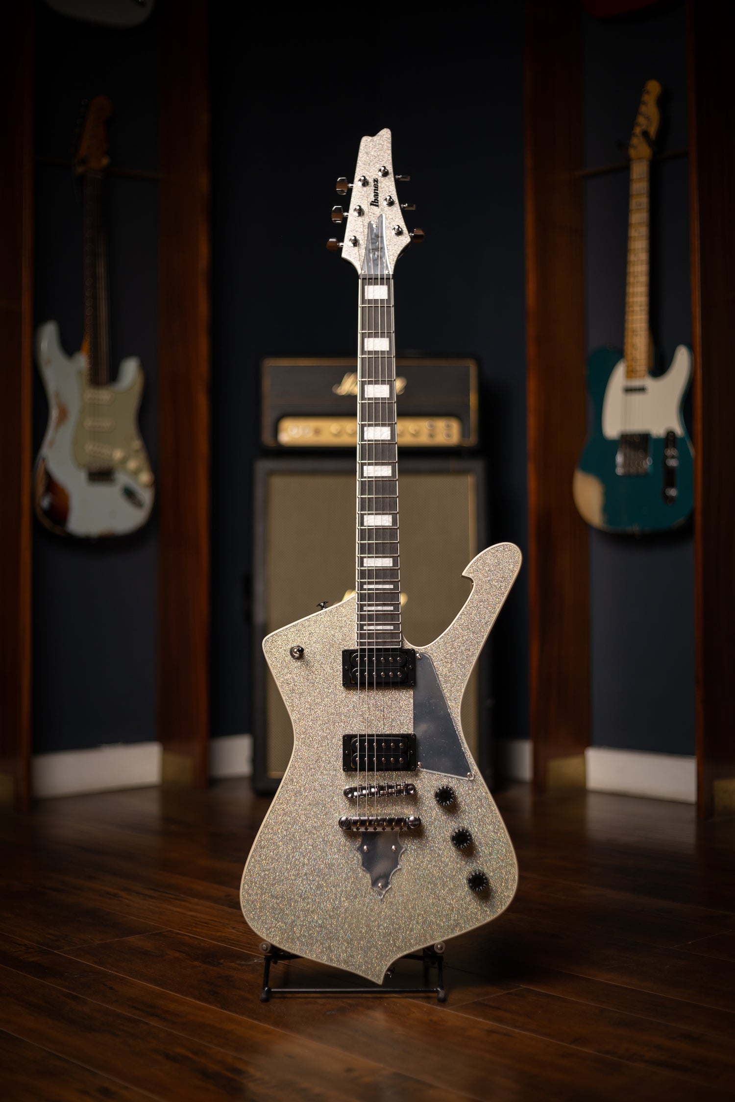 Ibanez Paul Stanley Signature PS60SSL Electric Guitar - Sliver Sparkle