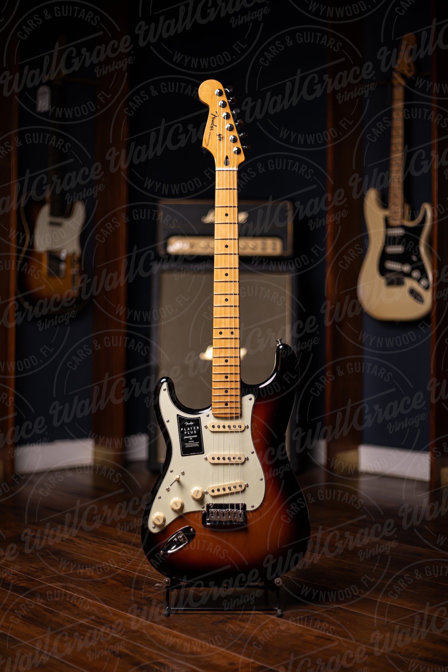 Fender Player Plus Stratocaster Left Handed Electric Guitar - 3 Color Sunburst