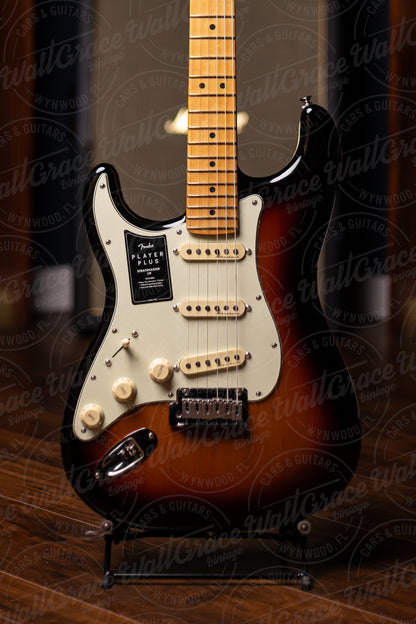 Fender Player Plus Stratocaster Left Handed Electric Guitar - 3 Color Sunburst