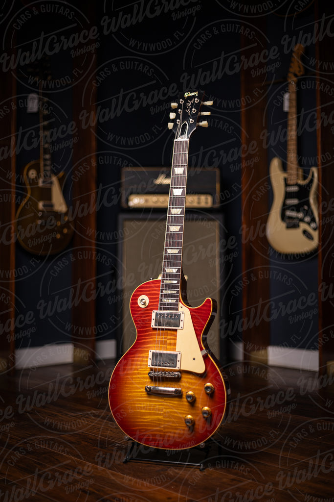 Gibson Custom Shop 1960 Les Paul Reissue Electric Guitar - VOS Washed Cherry Burst