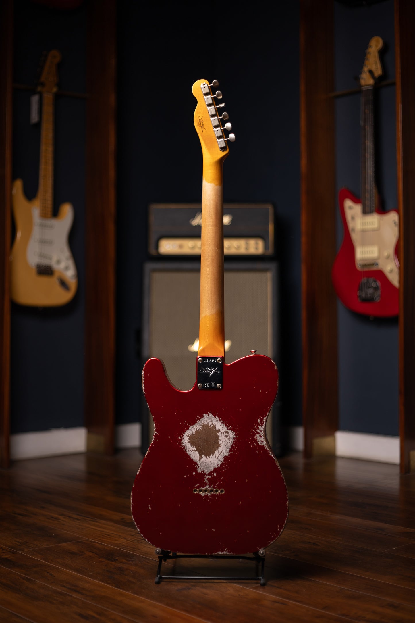 Fender Custom Shop 1961 Telecaster Heavy Relic Electric Guitar - Faded Aged Candy Apple Red