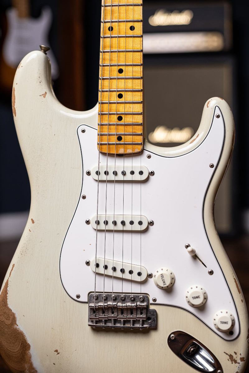 2018 Fender Custom Shop Wildwood 10 LTD Stratocaster Heavy Relic Electric Guitar - Tomatillo Green