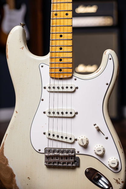 2018 Fender Custom Shop Wildwood 10 LTD Stratocaster Heavy Relic Electric Guitar - Tomatillo Green