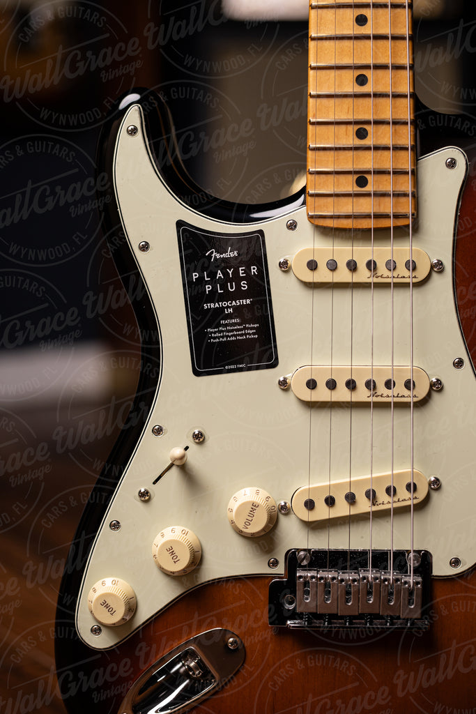 Fender Player Plus Stratocaster Left Handed Electric Guitar - 3 Color Sunburst