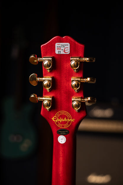 Epiphone 150th Anniversary Sheraton Semi-Hollowbody Electric Guitar - Cherry