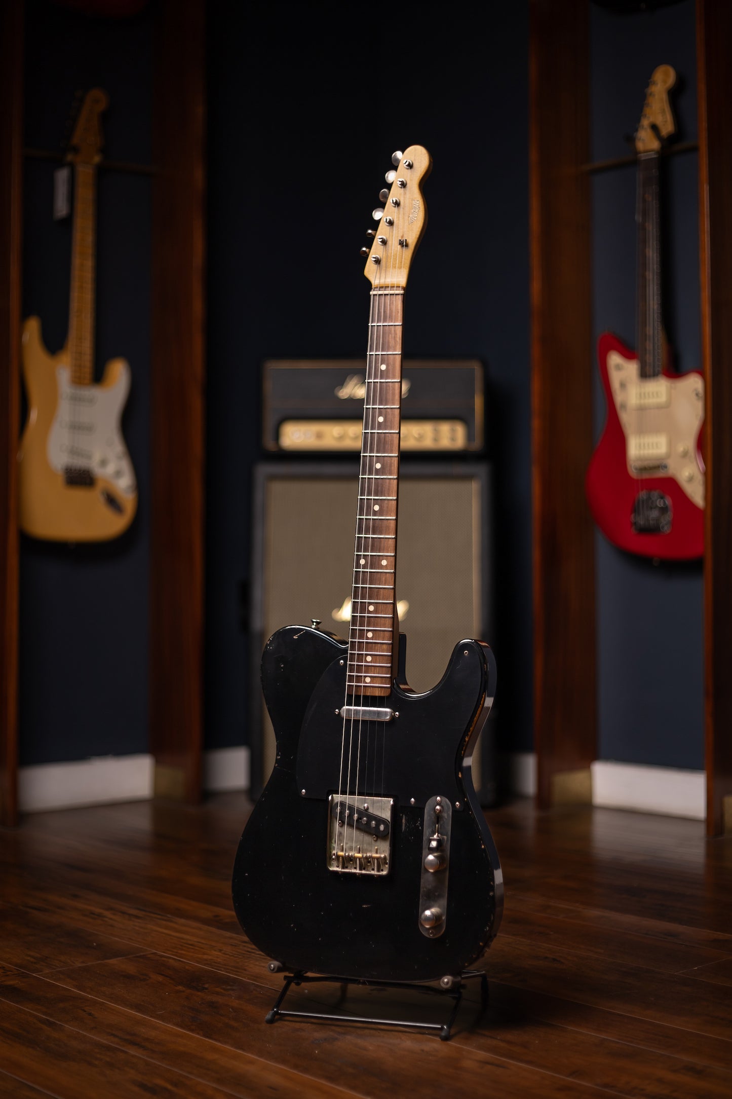 2021 Frugoni Relic Telecaster Electric Guitar - Black