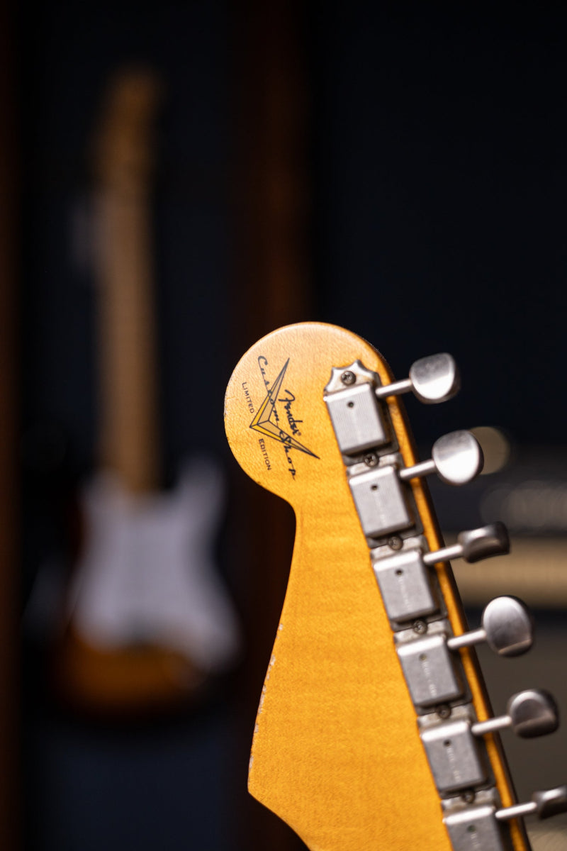 2018 Fender Custom Shop Wildwood 10 LTD Stratocaster Heavy Relic Electric Guitar - Tomatillo Green