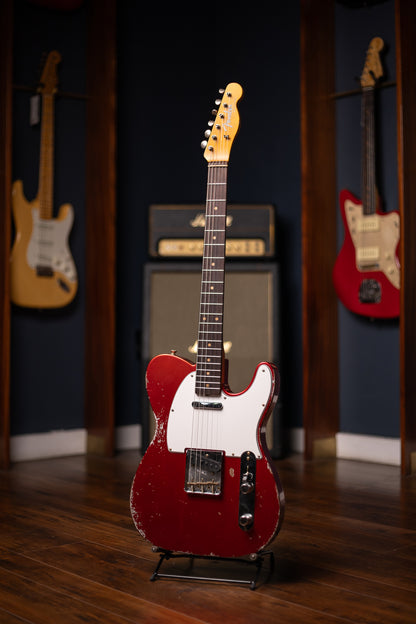Fender Custom Shop 1961 Telecaster Heavy Relic Electric Guitar - Faded Aged Candy Apple Red