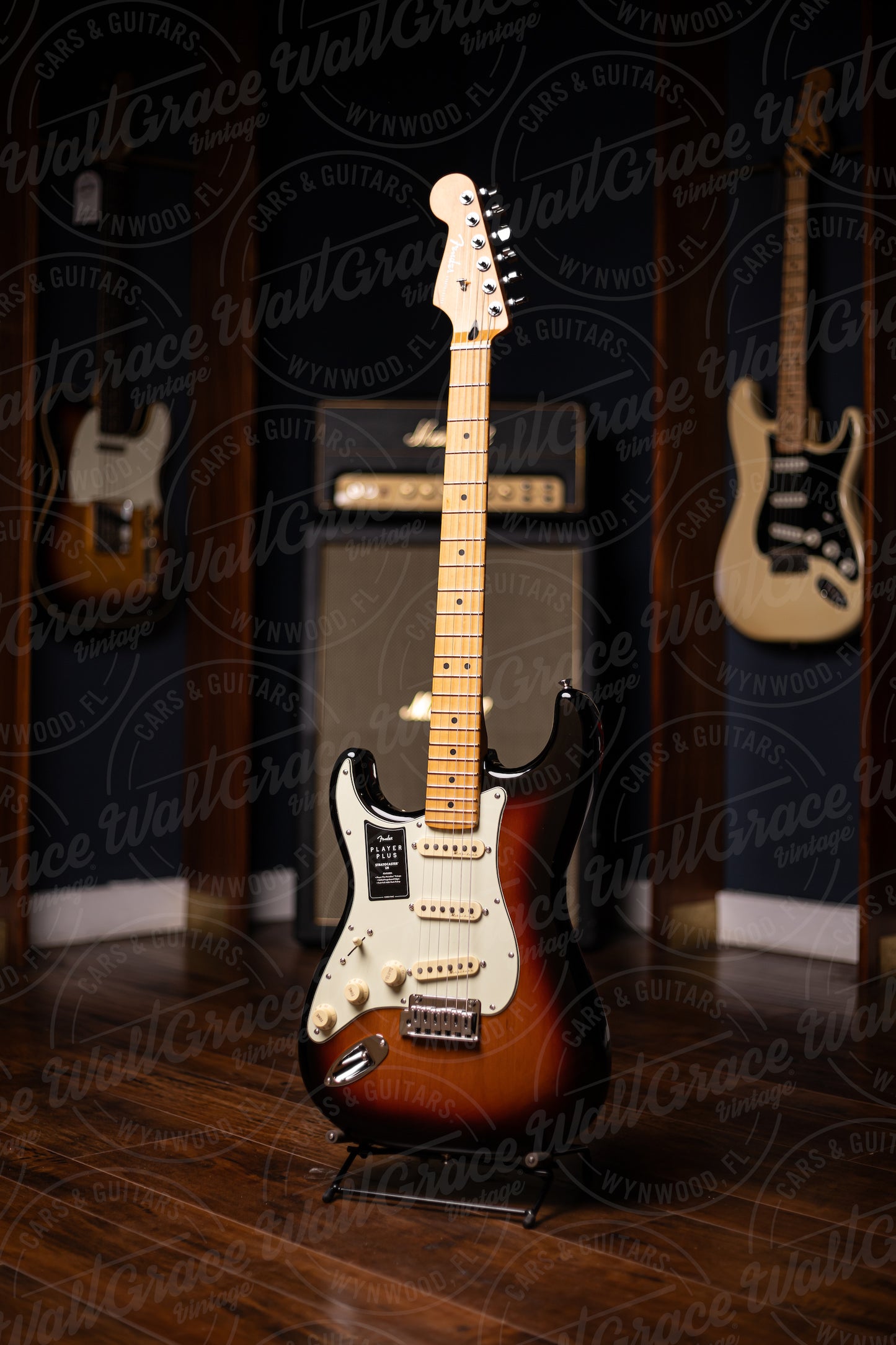 Fender Player Plus Stratocaster Left Handed Electric Guitar - 3 Color Sunburst