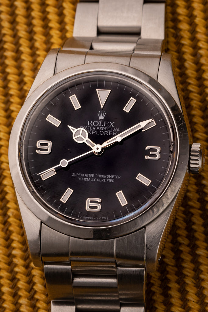 Rolex Explorer, Stainless Steel Wristwatch, Ref. 14270,  Circa 1992