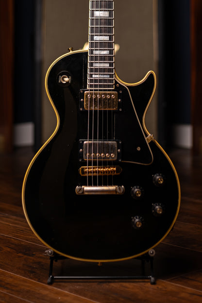 1969 Gibson Les Paul Custom Electric Guitar - Ebony