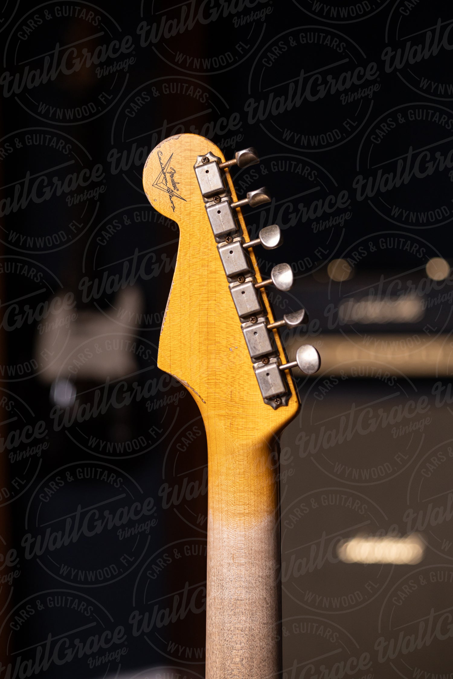 Fender Custom Shop '61 Stratocaster Heavy Relic Electric Guitar - Aged Ocean Turquoise over 3-Tone Sunburst