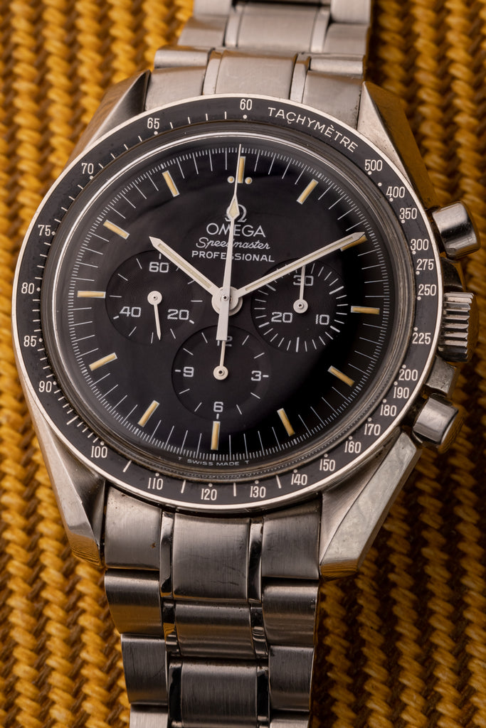 Omega Speedmaster, Stainless Steel Chronograph Wristwatch, Ref. 3572.5, Full-set, Circa 1990s