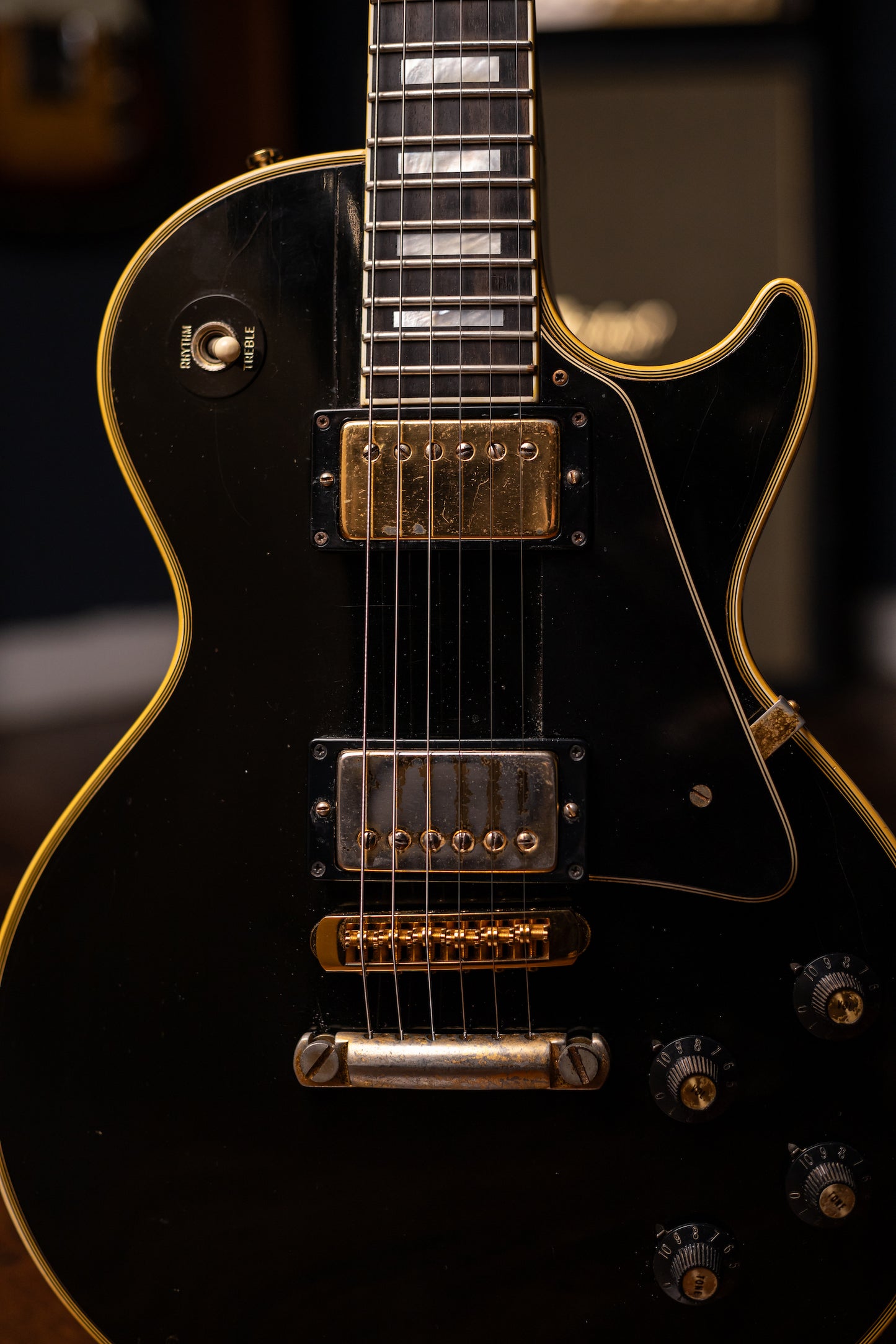 1969 Gibson Les Paul Custom Electric Guitar - Ebony