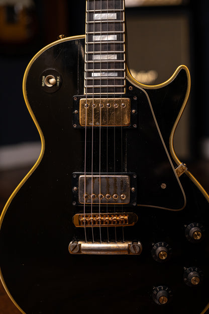 1969 Gibson Les Paul Custom Electric Guitar - Ebony