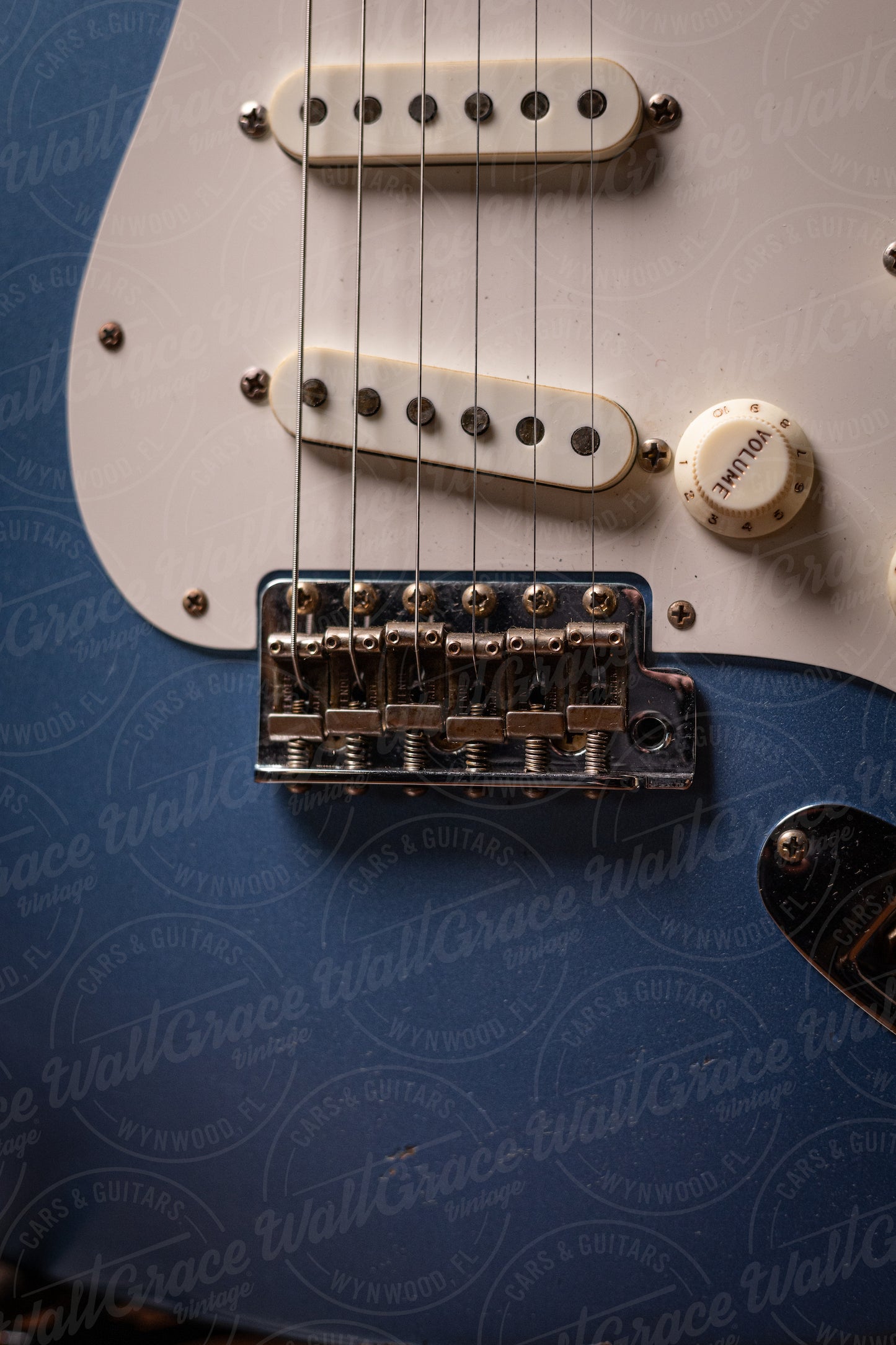 Fender Custom Shop 1959 Stratocaster Relic Electric Guitar – Faded Aged Lake Placid Blue