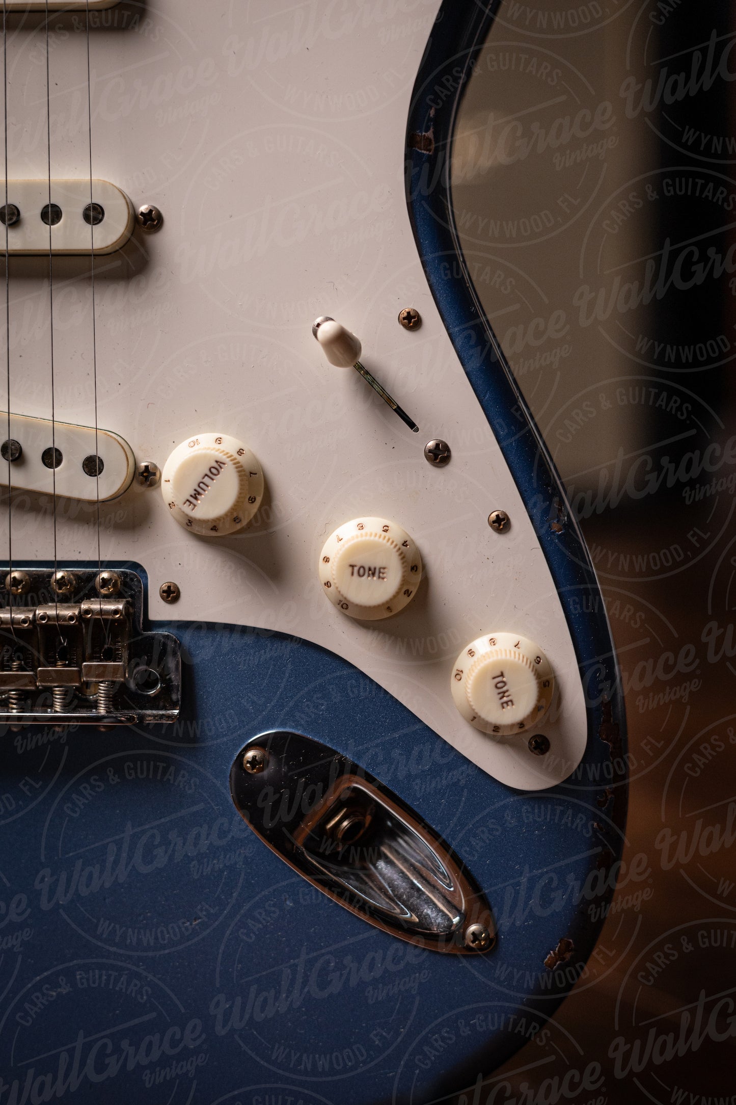 Fender Custom Shop 1959 Stratocaster Relic Electric Guitar – Faded Aged Lake Placid Blue