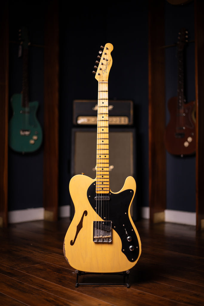 Fender Custom Shop Limited Edition Nocaster® Thinline Relic Electric Guitar - Aged Nocaster Blonde