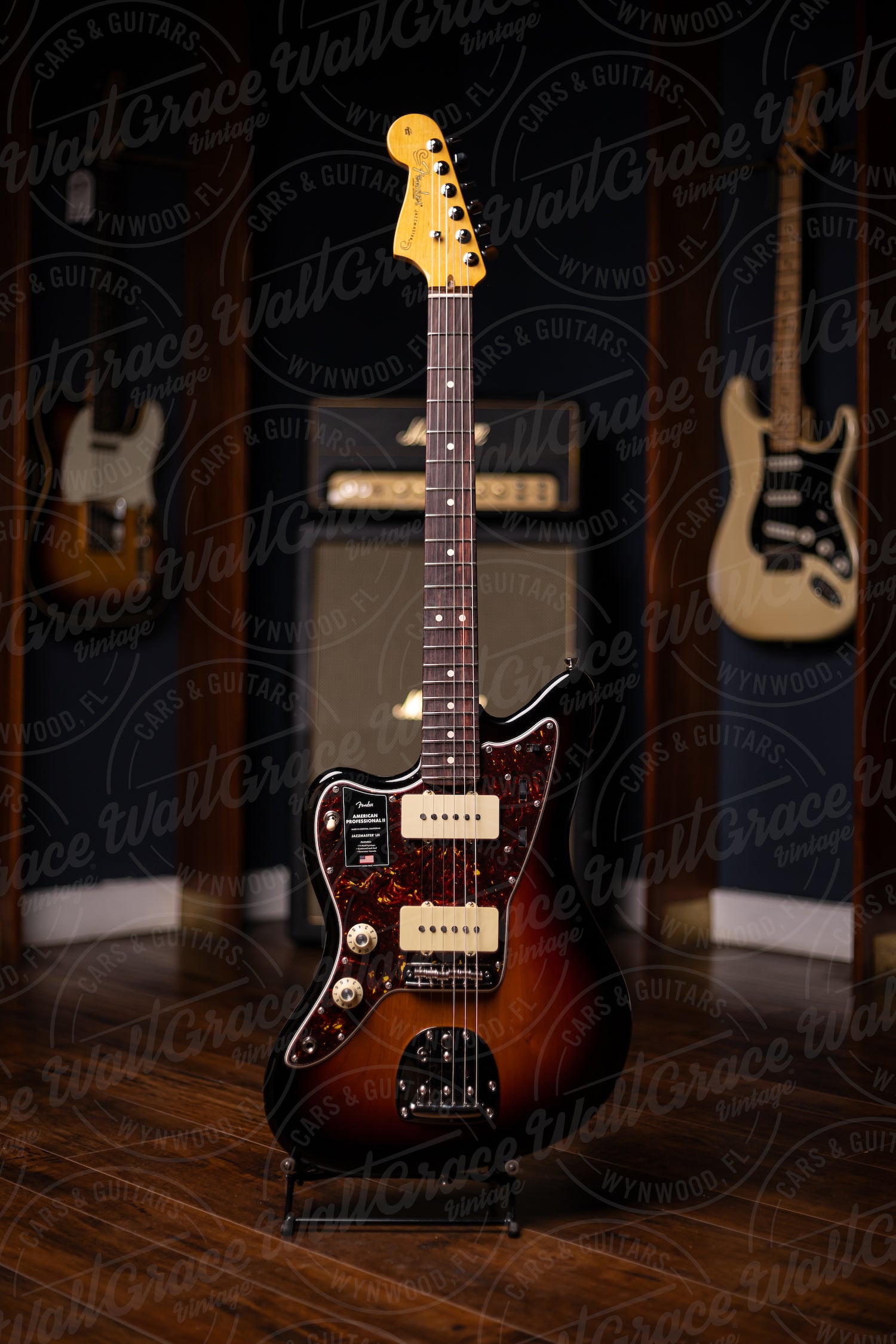 Fender American Professional II Jazzmaster Left Handed Electric Guitar - 3- Color Sunburst