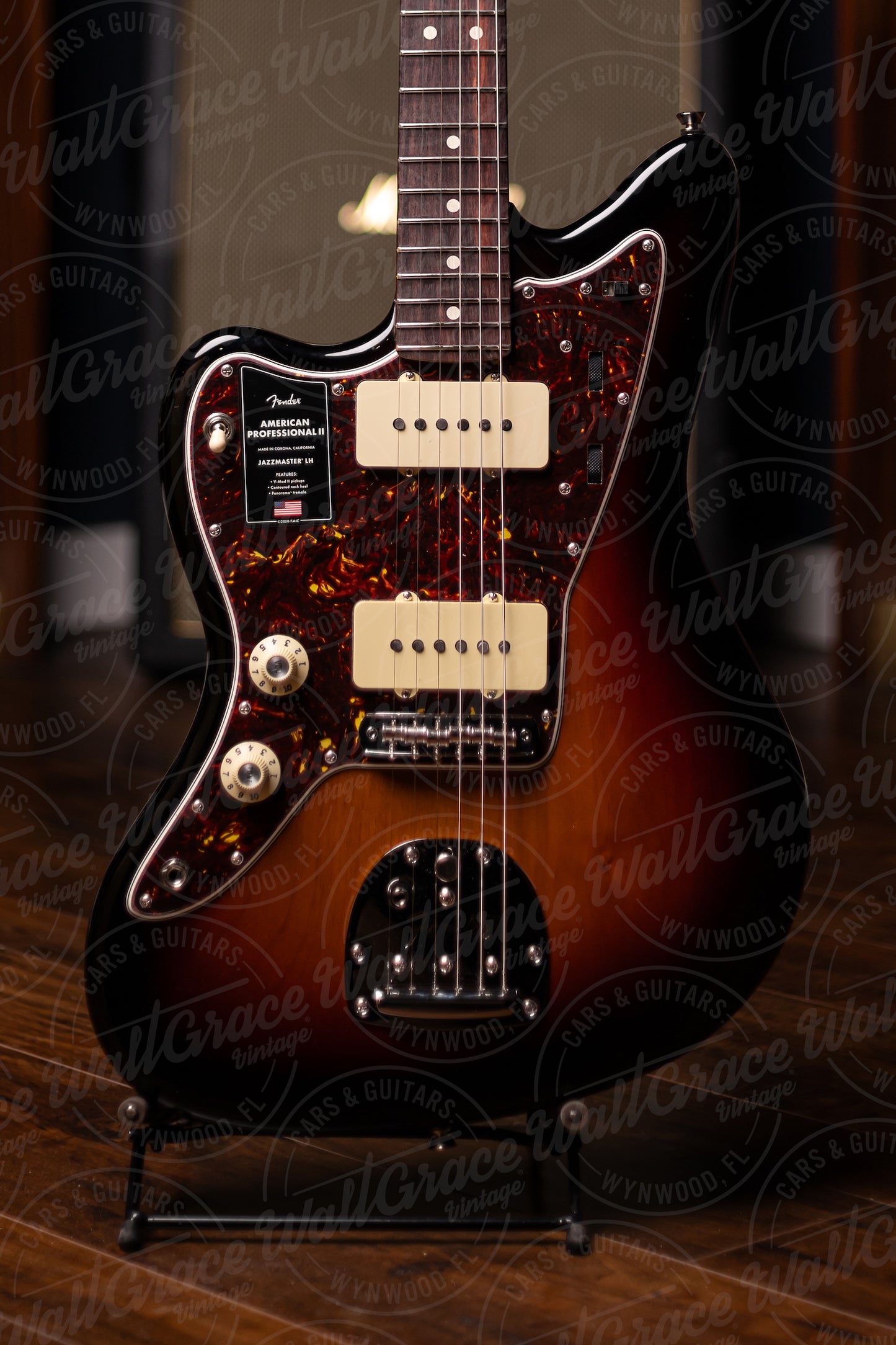 Fender American Professional II Jazzmaster Left Handed Electric Guitar - 3- Color Sunburst