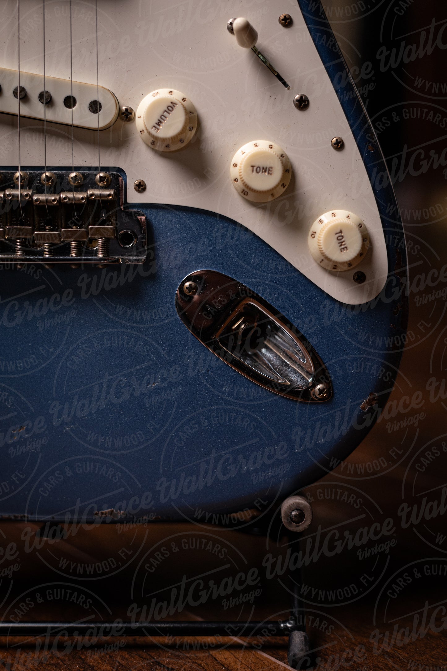 Fender Custom Shop 1959 Stratocaster Relic Electric Guitar – Faded Aged Lake Placid Blue