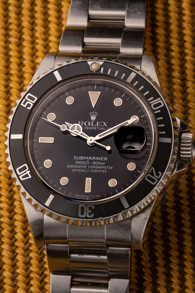 Rolex Submariner, Stainless Steel Wristwatch, Ref. 16610,  Circa '90s