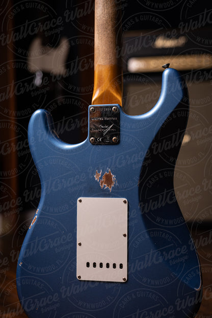 Fender Custom Shop 1959 Stratocaster Relic Electric Guitar – Faded Aged Lake Placid Blue