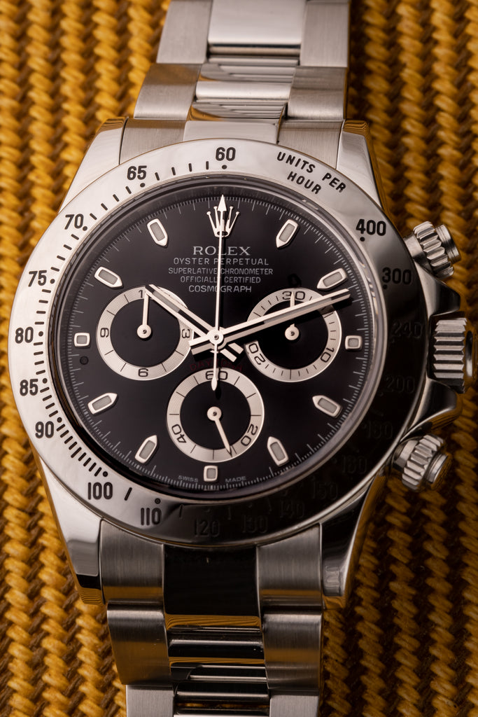 Rolex Daytona “APH Dial”, Stainless Steel Chronograph Wristwatch, Ref. 116520, Full-Set, Circa 2012
