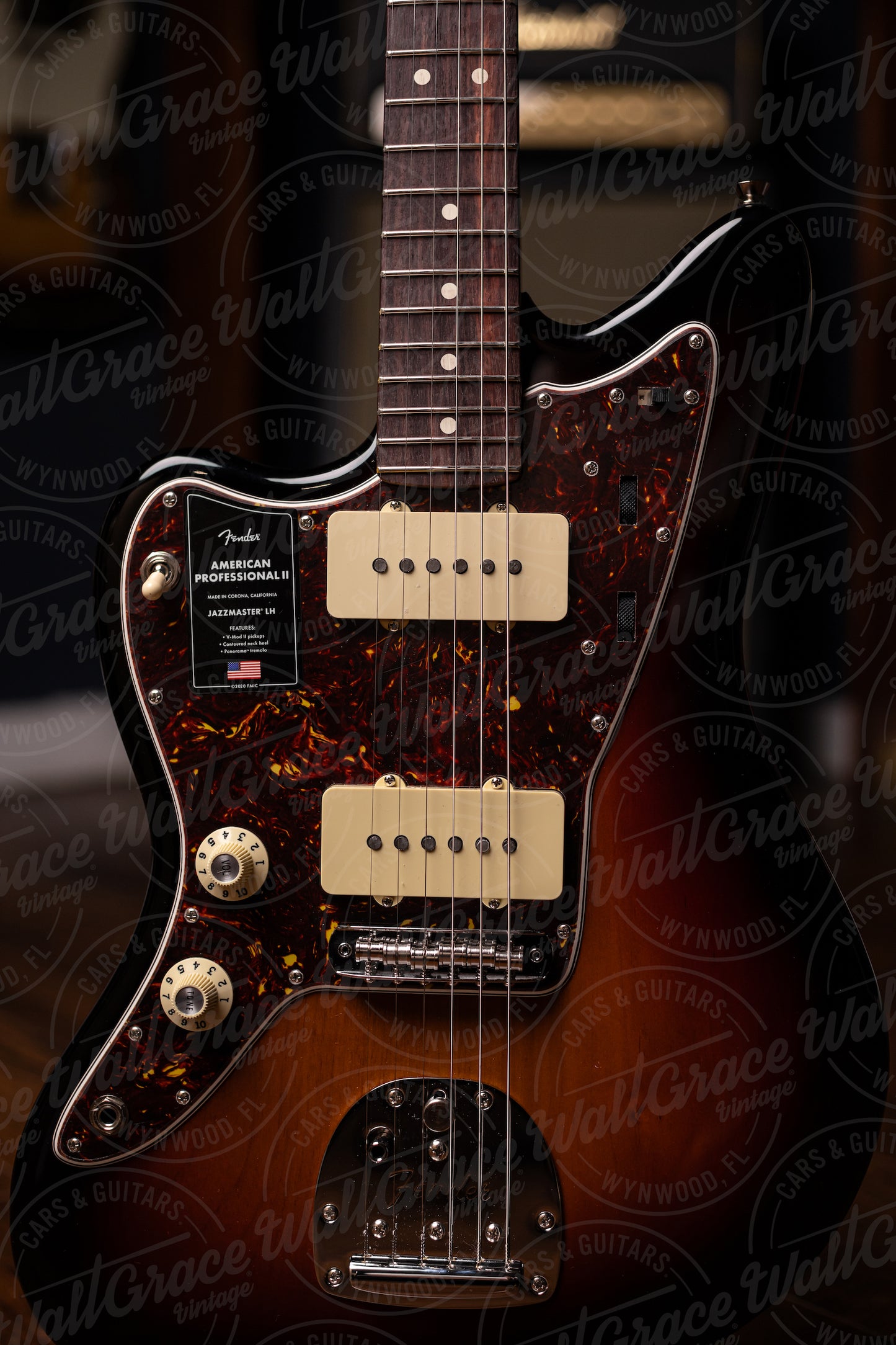 Fender American Professional II Jazzmaster Left Handed Electric Guitar - 3- Color Sunburst