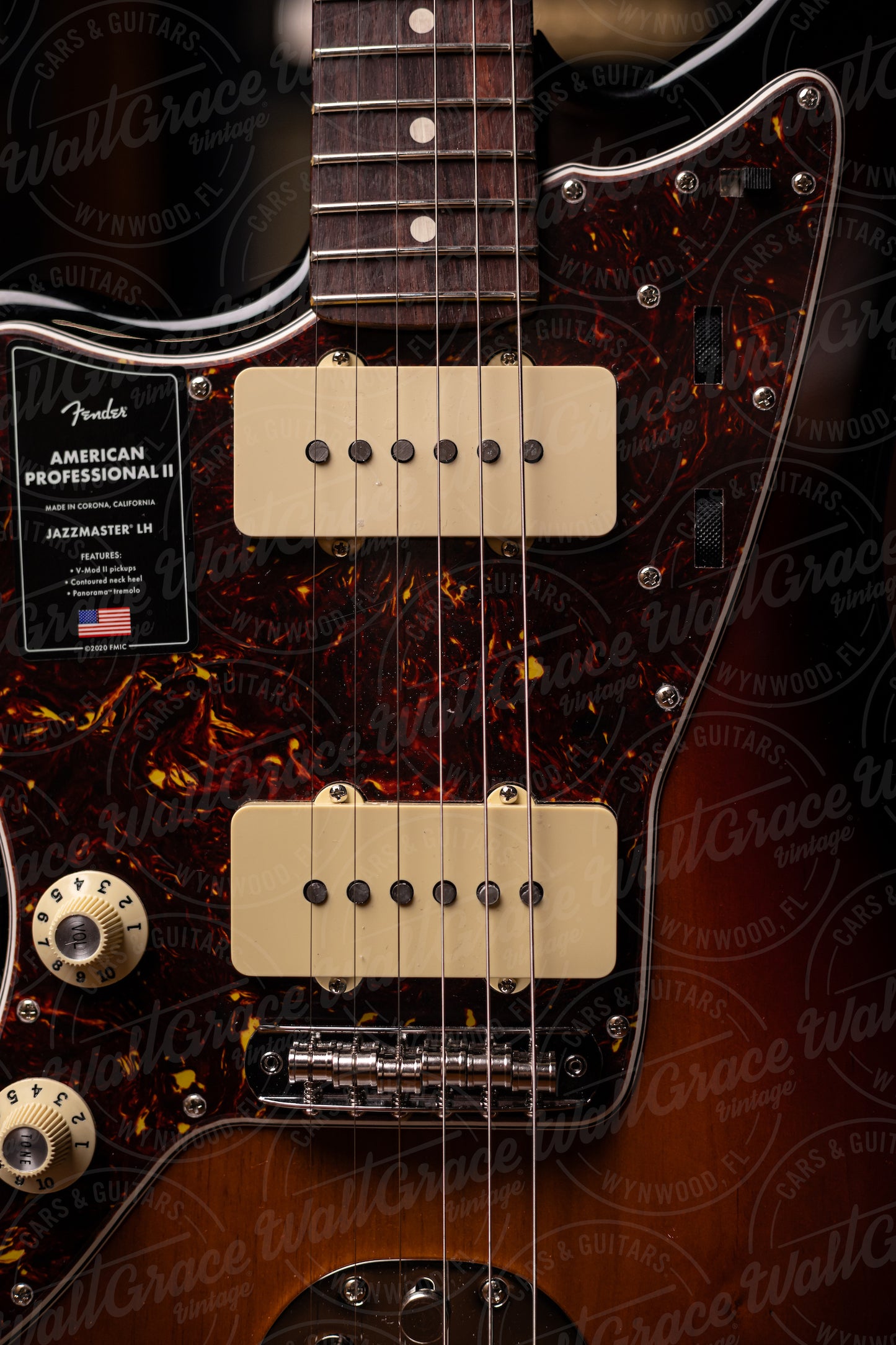 Fender American Professional II Jazzmaster Left Handed Electric Guitar - 3- Color Sunburst