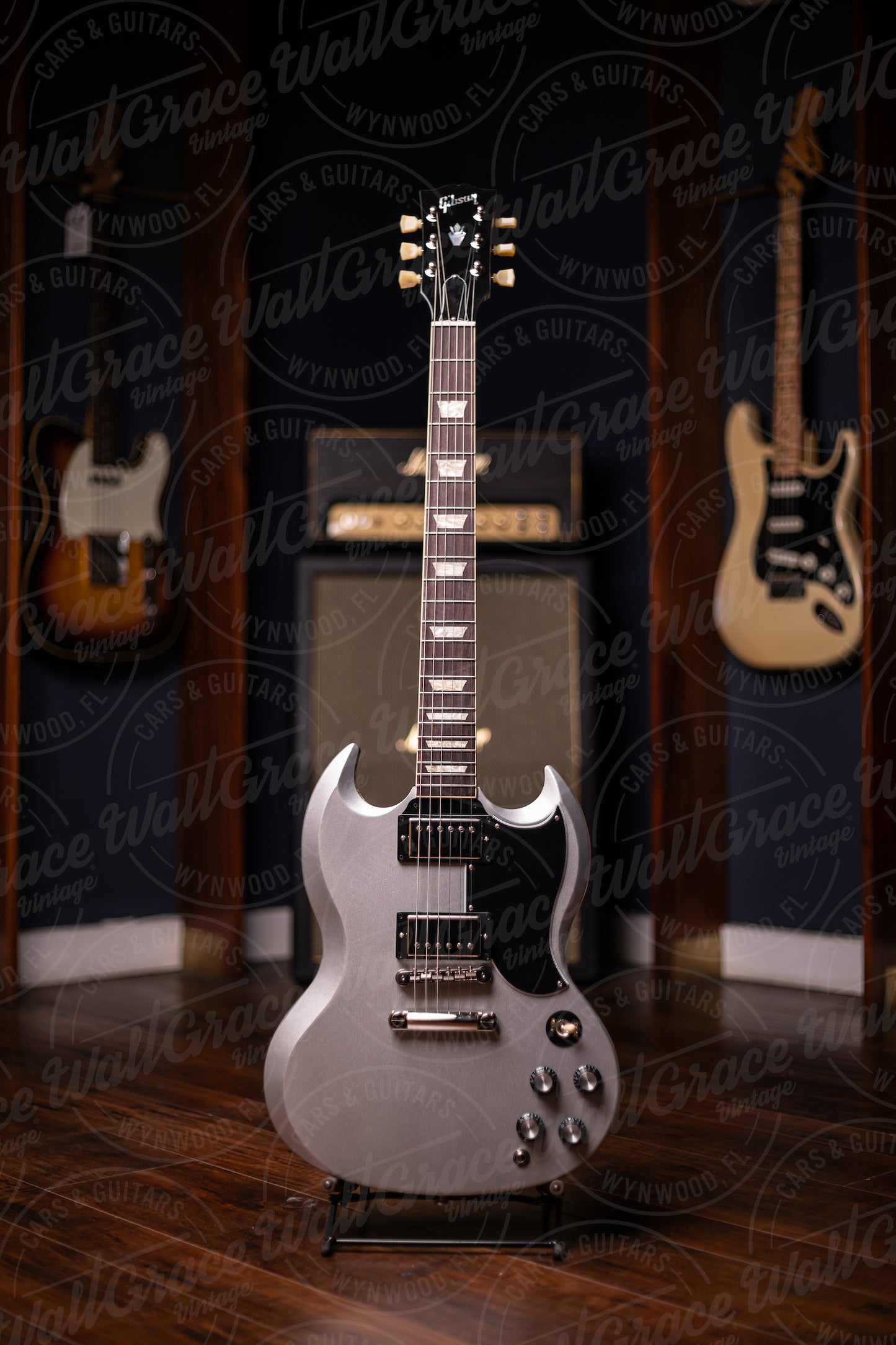 Gibson SG Standard ‘61 Stop Bar Electric Guitar - Silver Mist