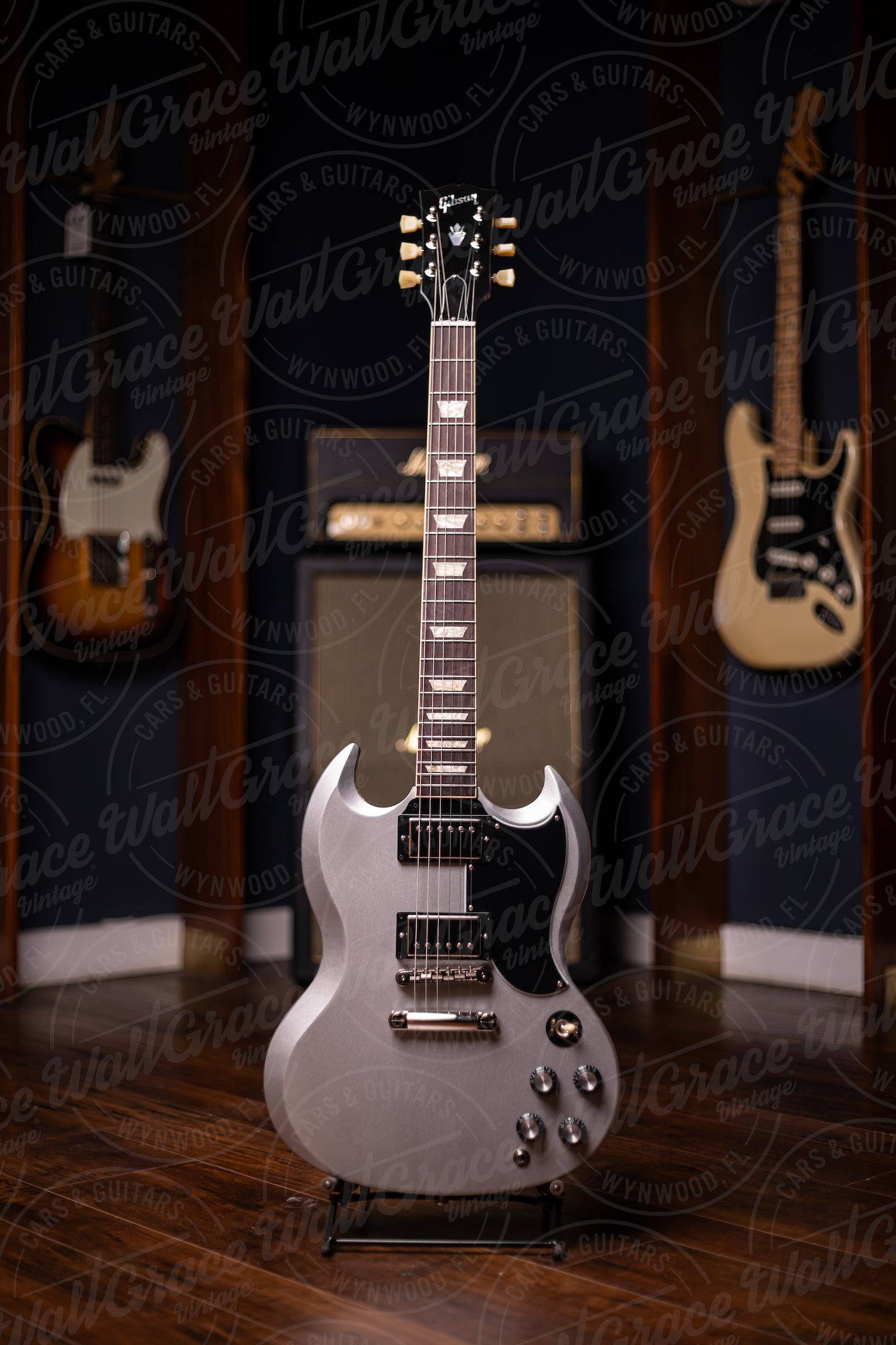 Gibson SG Standard ‘61 Stop Bar Electric Guitar - Silver Mist
