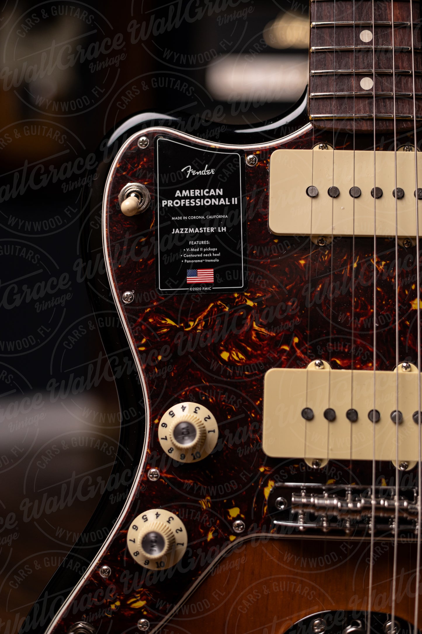 Fender American Professional II Jazzmaster Left Handed Electric Guitar - 3- Color Sunburst