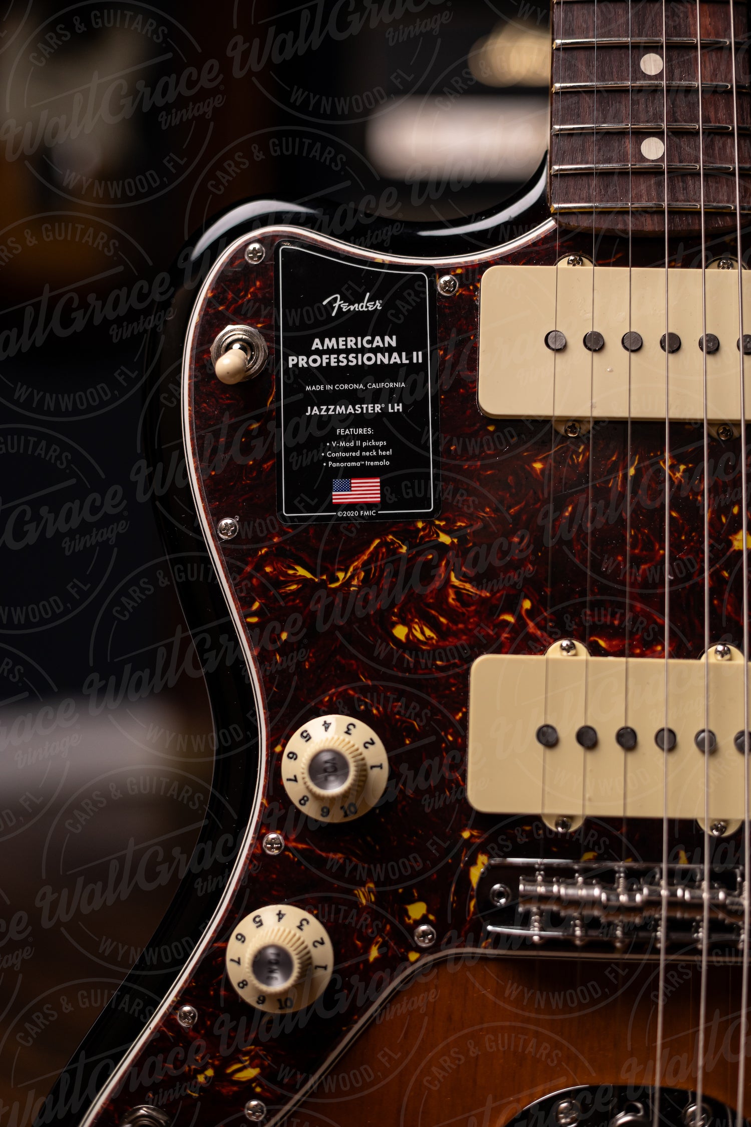 Fender American Professional II Jazzmaster Left Handed Electric Guitar - 3- Color Sunburst