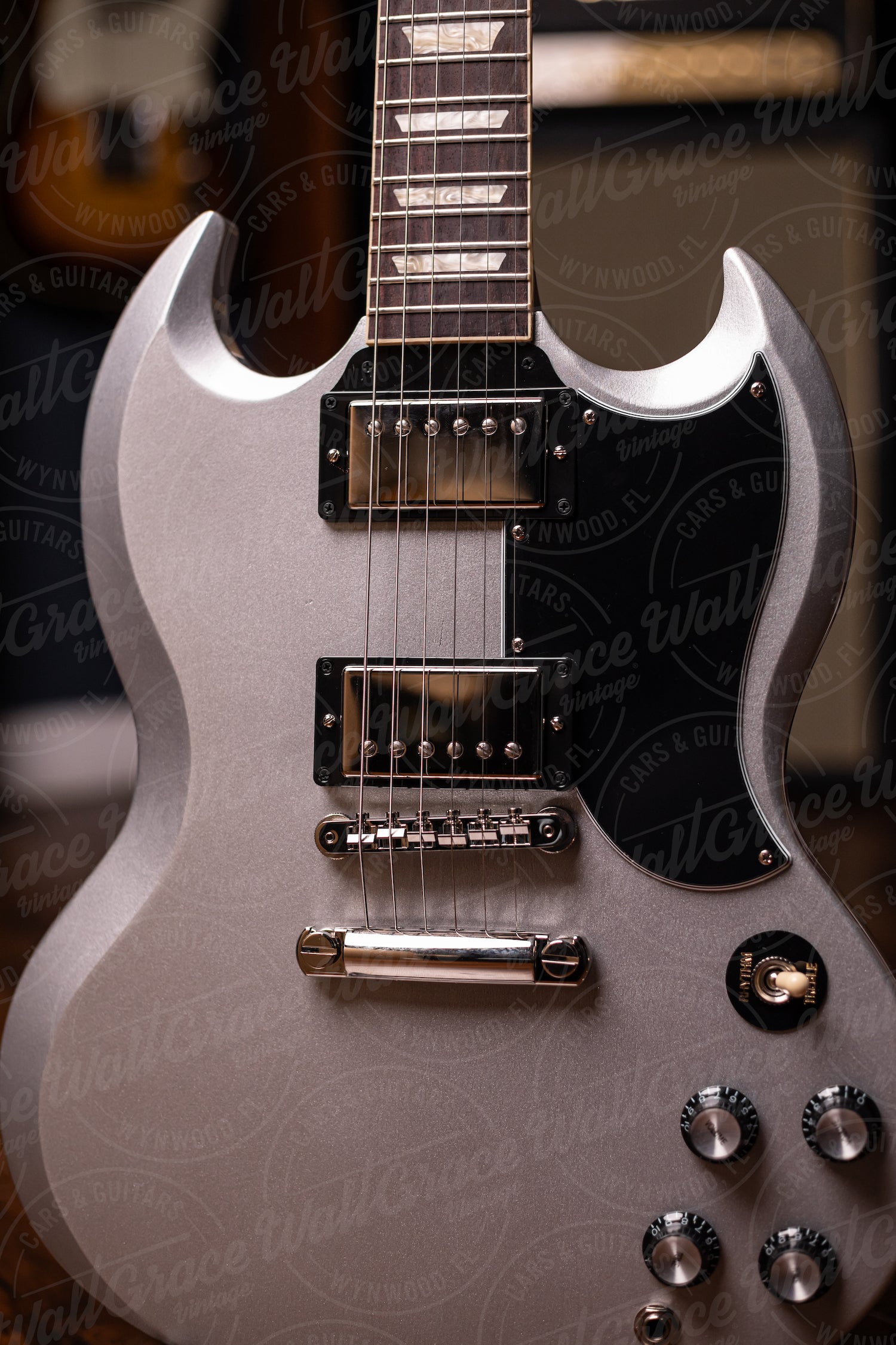Gibson SG Standard ‘61 Stop Bar Electric Guitar - Silver Mist