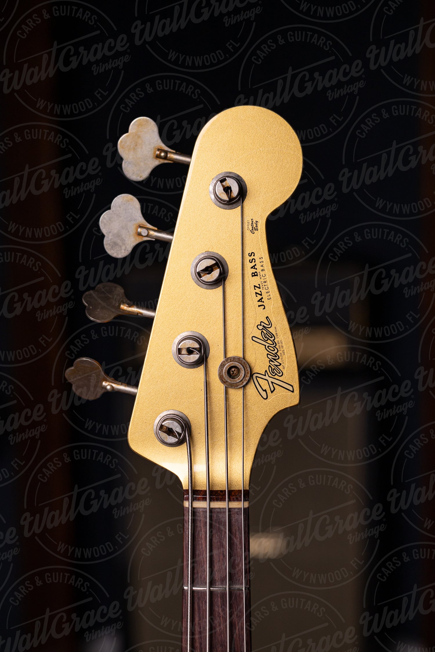 Fender Custom Shop 1963 Jazz Bass Journeyman Relic Bass - Aged Aztec Gold
