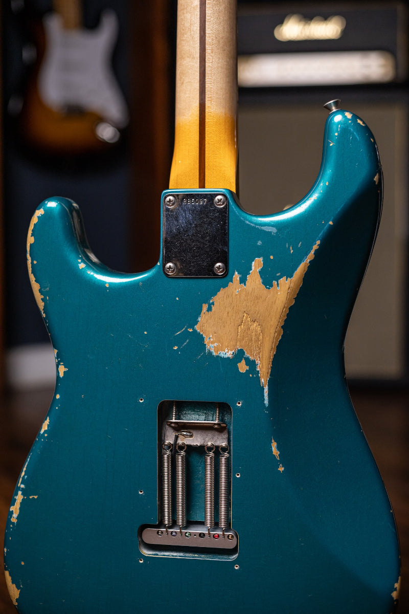 2016 Fender Custom Shop Wildwood 10 1955 Strat Relic Electric Guitar - Lake Placid