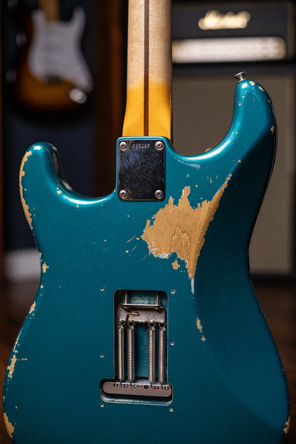 2016 Fender Custom Shop Wildwood 10 1955 Strat Relic Electric Guitar - Lake Placid