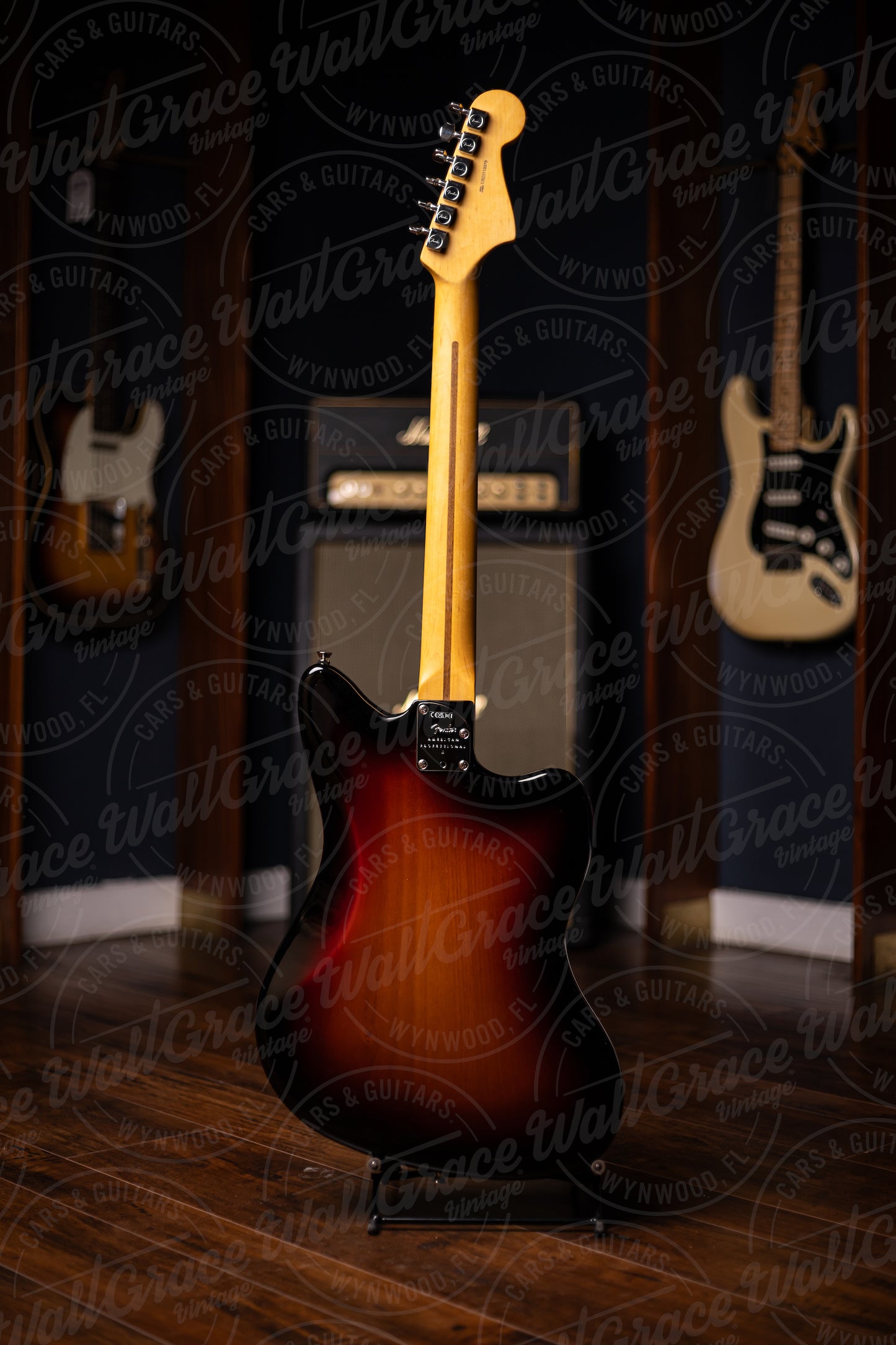 Fender American Professional II Jazzmaster Left Handed Electric Guitar - 3- Color Sunburst